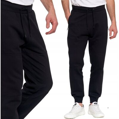 MOCNE OCIEPLANE SPODNIE MĘSKIE DRESOWE JOGGERY BAWEŁNIANE MORAJ BLACK 3XL BLACK MOCNE OCIEPLANE SPODNIE MĘSKIE DRESOWE JOGGERY BAWEŁNIANE MORAJ BLACK 3XL BLACK