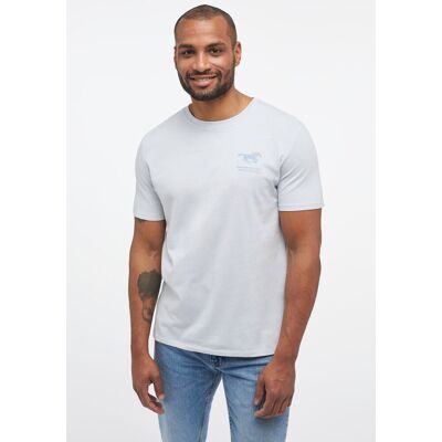 Inny producent Mustang Alex C Print Męski T-Shirt Koszulka Logo Gray Dawn 1013534 4017-2Xl Inny producent Mustang Alex C Print Męski T-Shirt Koszulka Logo Gray Dawn 1013534 4017-2Xl
