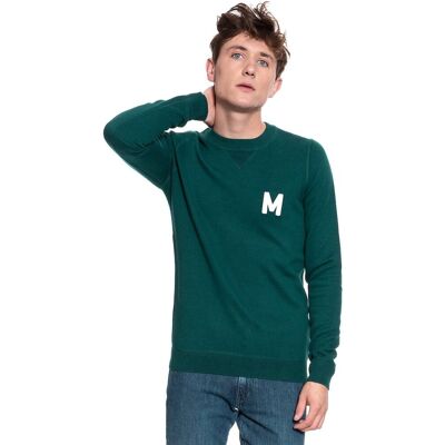 Mustang Emil C Jumper Męski Sweter Klasyczny Deep Teal 1008650 6433-S Mustang Emil C Jumper Męski Sweter Klasyczny Deep Teal 1008650 6433-S