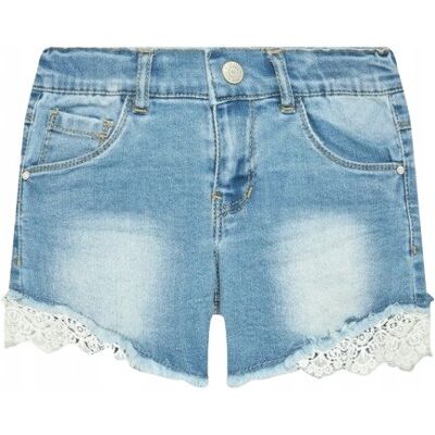 Inny producent Name It Krótkie Spodenki Jeansowe Z Białą Koronką 158 J2A Inny producent Name It Krótkie Spodenki Jeansowe Z Białą Koronką 158 J2A