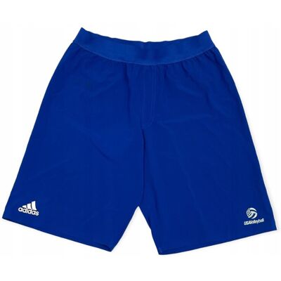 Niebieskie spodenki męskie siatkówka ADIDAS L Niebieskie spodenki męskie siatkówka ADIDAS L