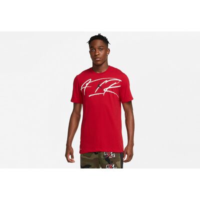 Nike Air Jordan Air Script Crew Dri-Fit Tee Gym Red Nike Air Jordan Air Script Crew Dri-Fit Tee Gym Red