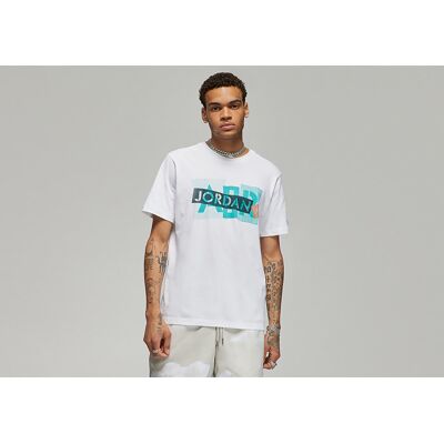 Nike Air Jordan Brand Graphic Crew 3 White Nike Air Jordan Brand Graphic Crew 3 White
