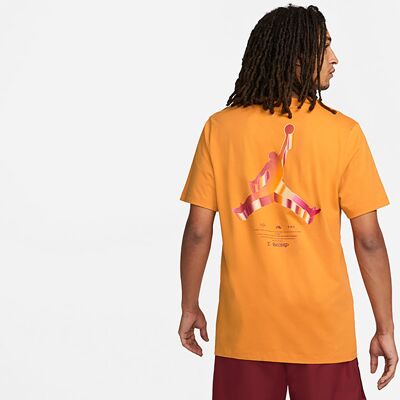Nike Air Jordan Jumpman 3d Crew Tee Light Curry Nike Air Jordan Jumpman 3d Crew Tee Light Curry