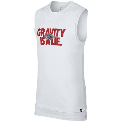 Nike Air Jordan Sportswear Double-Layer Gravity Tee White Nike Air Jordan Sportswear Double-Layer Gravity Tee White