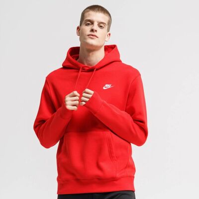 Nike bluza męska czerwona kangurka z kapturem klasyczna BV2654-657 L Nike bluza męska czerwona kangurka z kapturem klasyczna BV2654-657 L