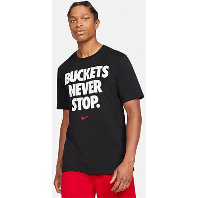 Nike 'Buckets Never Stop' Dri-Fit Tee Black Nike 'Buckets Never Stop' Dri-Fit Tee Black