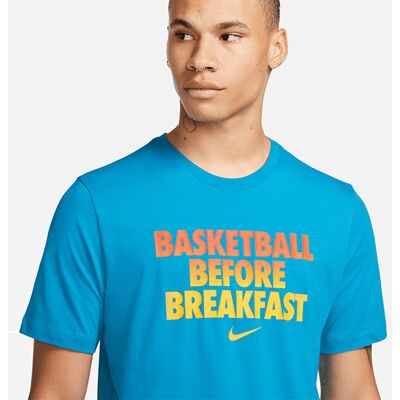 Nike Dri-Fit Basketball Before Breakfast Tee Laser Blue Nike Dri-Fit Basketball Before Breakfast Tee Laser Blue
