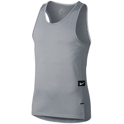 Nike Dry Knit Hyper Elite Basketball Top Wolf Grey Nike Dry Knit Hyper Elite Basketball Top Wolf Grey