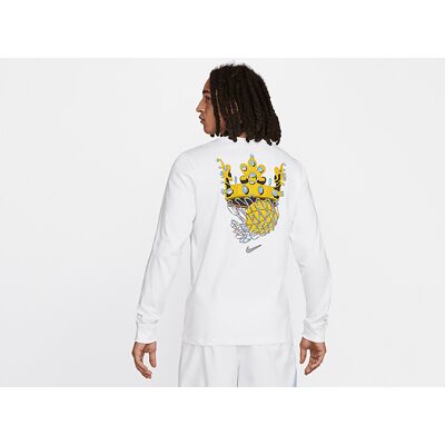 Nike Lebron James Sfg Long Sleeve White Nike Lebron James Sfg Long Sleeve White
