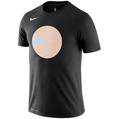 Nike Nba Atlanta Hawks Logo Dry Tee Black Nike Nba Atlanta Hawks Logo Dry Tee Black