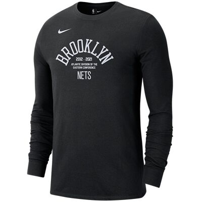Nike Nba Brooklyn Nets Courtside Element Long-Sleeve Tee Black Nike Nba Brooklyn Nets Courtside Element Long-Sleeve Tee Black
