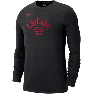 Nike Nba Chicago Bulls Courtside Element Long-Sleeve Tee Black Nike Nba Chicago Bulls Courtside Element Long-Sleeve Tee Black