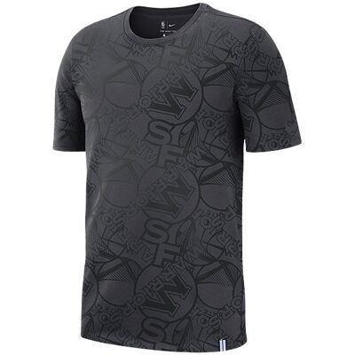 Nike Nba Golden State Warriors Tee Anthracite Nike Nba Golden State Warriors Tee Anthracite