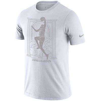 Nike Nba James Harden Mvp Dri-Fit Tee White Nike Nba James Harden Mvp Dri-Fit Tee White