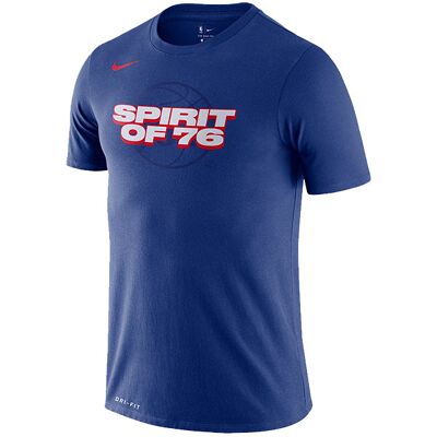Nike Nba Philadelphia 76Ers Mantra Dri-Fit Tee Rush Blue Nike Nba Philadelphia 76Ers Mantra Dri-Fit Tee Rush Blue