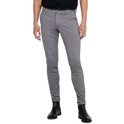 Inny producent ONLY&SONS; SPODNIE MĘSKIE ELEGANCKIE SZARE 28/32 J9A Inny producent ONLY&SONS; SPODNIE MĘSKIE ELEGANCKIE SZARE 28/32 J9A