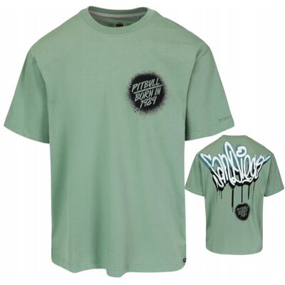 inna (Inny) PITBULL WEST COAST T-SHIRT KOSZULKA MĘSKA LOOSE FIT GRAFFITI ZIELONA XL inna (Inny) PITBULL WEST COAST T-SHIRT KOSZULKA MĘSKA LOOSE FIT GRAFFITI ZIELONA XL