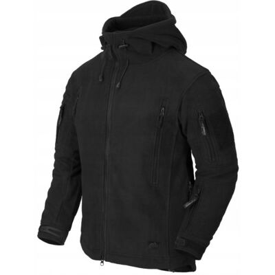 Helikon-Tex Polar Ciepła Bluza Polarowa Helikon Patriot z Kapturem Rozpinana Czarna M Helikon-Tex Polar Ciepła Bluza Polarowa Helikon Patriot z Kapturem Rozpinana Czarna M