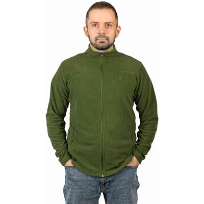 Polar męski bluza rozpinana khaki Captain Mike r.4XL Polar męski bluza rozpinana khaki Captain Mike r.4XL
