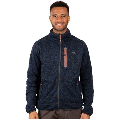 Polar Męski Full-Zip Trespass Bingham Navy Marl - L Polar Męski Full-Zip Trespass Bingham Navy Marl - L
