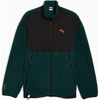Polar męski Puma PUMATECH SOFT RELAXED SHERPA zielony 63210475 r M Polar męski Puma PUMATECH SOFT RELAXED SHERPA zielony 63210475 r M