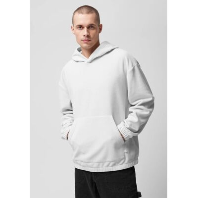 Polar oversize nierozpinany z kapturem męski Outhorn OTHWSS24TFLEM259-26S Szary Polar oversize nierozpinany z kapturem męski Outhorn OTHWSS24TFLEM259-26S Szary