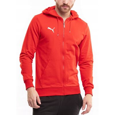 Puma bluza męska sportowa z kapturem rozpinana hoodie Team Goal roz. S Puma bluza męska sportowa z kapturem rozpinana hoodie Team Goal roz. S