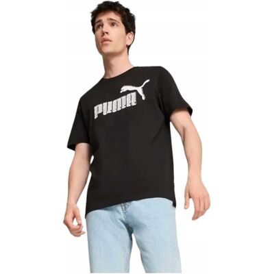 Puma Koszulka Męska T-Shirt Graphics No. 1 Logo Tee Czarna R.Xl Puma Koszulka Męska T-Shirt Graphics No. 1 Logo Tee Czarna R.Xl