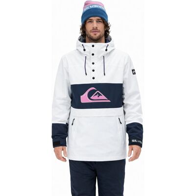 QUIKSILVER ZIMOWA KURTKA Z KAPTUREM BIAŁO GRANATOWA M I4A QUIKSILVER ZIMOWA KURTKA Z KAPTUREM BIAŁO GRANATOWA M I4A