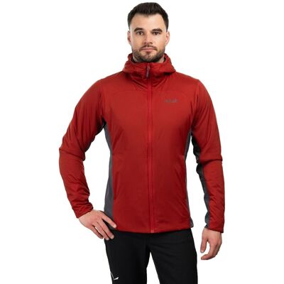 Rab Kurtka trekkingowa męska Xenair Alpine Flex czerwona M Rab Kurtka trekkingowa męska Xenair Alpine Flex czerwona M