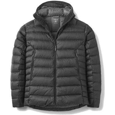 Rab Kurtka trekkingowa puchowa męska Electron Pro Hoody czarna Rab M Rab Kurtka trekkingowa puchowa męska Electron Pro Hoody czarna Rab M