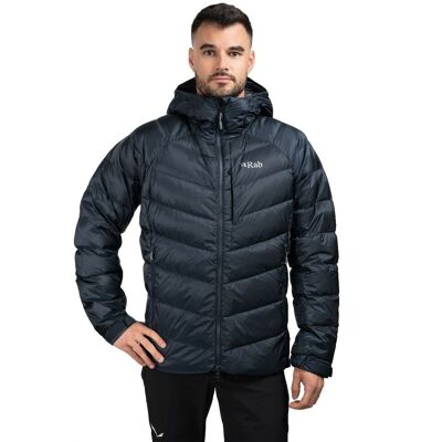 Rab Kurtka trekkingowa puchowa męska Glaceon Pro ciemnoszara M Rab Kurtka trekkingowa puchowa męska Glaceon Pro ciemnoszara M