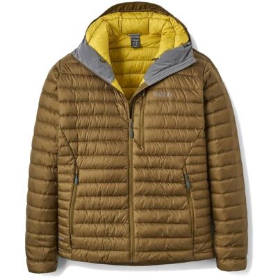 Rab Kurtka trekkingowa puchowa męska Microlight Alpine brązowa S Rab Kurtka trekkingowa puchowa męska Microlight Alpine brązowa S