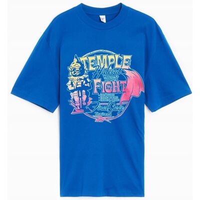 Reebok T-SHIRT MĘSKI - RBK SF TEMPLE FIGHT TEE HU1701 Reebok T-SHIRT MĘSKI - RBK SF TEMPLE FIGHT TEE HU1701