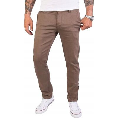 Inny producent ROCK CREEK BRĄZOWE CASUAL CHINOSY Z BAWEŁNY I ELASTANU 36/32 12FA Inny producent ROCK CREEK BRĄZOWE CASUAL CHINOSY Z BAWEŁNY I ELASTANU 36/32 12FA