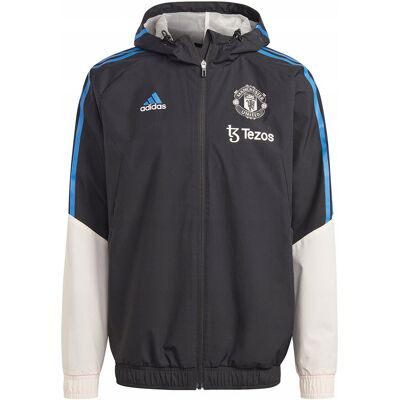 S Kurtka adidas Manchester United AW Jacket HT4288 czarny S S Kurtka adidas Manchester United AW Jacket HT4288 czarny S