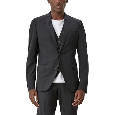 Inny producent S.OLIVER GARNITUR MĘSKI CZARNY KLASYCZNY ELEGANCKI Z WEŁNĄ 46 JSJ Inny producent S.OLIVER GARNITUR MĘSKI CZARNY KLASYCZNY ELEGANCKI Z WEŁNĄ 46 JSJ