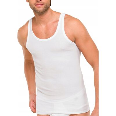 Inny producent SCHIESSER 2-PACK BIAŁY BAWEŁNIANY T-SHIRT MĘSKI BEZ RĘKAWÓW XXL 7BA Inny producent SCHIESSER 2-PACK BIAŁY BAWEŁNIANY T-SHIRT MĘSKI BEZ RĘKAWÓW XXL 7BA