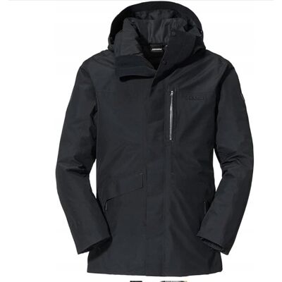 Schöffel Schoffel Kurtka Męska Pikowana Z Kapturem Krakau 3-In-1 Rozmiar 42 Schöffel Schoffel Kurtka Męska Pikowana Z Kapturem Krakau 3-In-1 Rozmiar 42