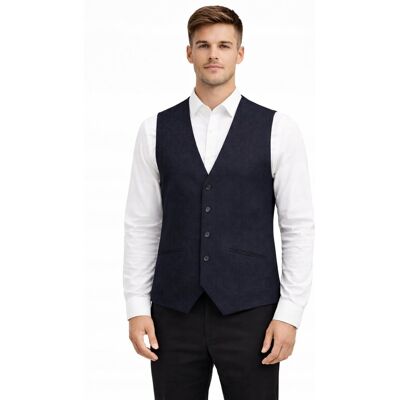 Inny producent SELECTED HOMME GRANATOWA ELEGANCKA KAMIZELKA Z DEKOLTEM V 50 N1A Inny producent SELECTED HOMME GRANATOWA ELEGANCKA KAMIZELKA Z DEKOLTEM V 50 N1A
