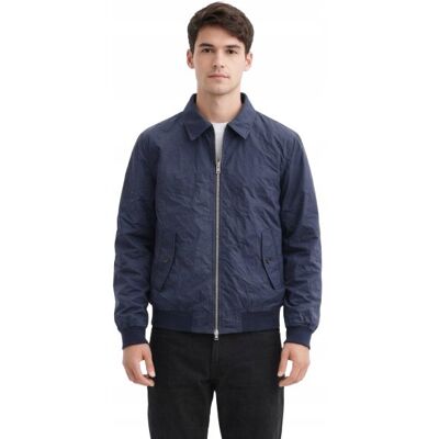 SELECTED HOMME GRANATOWA KURTKA BOMBER Z BAWEŁNĄ I SUWAKIEM XL N1A SELECTED HOMME GRANATOWA KURTKA BOMBER Z BAWEŁNĄ I SUWAKIEM XL N1A
