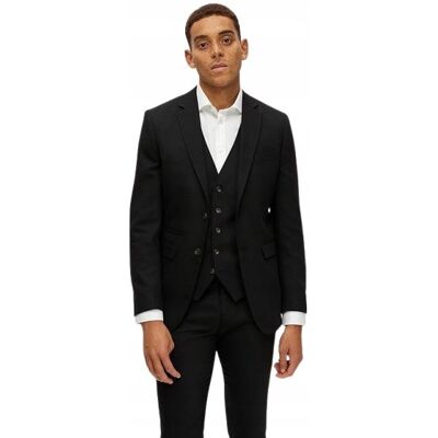Selected Homme Marynarka Męska Czarna do Garnituru z Wełną 94 Jsi Selected Homme Marynarka Męska Czarna do Garnituru z Wełną 94 Jsi