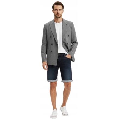 Inny producent SELECTED HOMME SZARA MARYNARKA MĘSKA DWURZĘDOWA W KRATKĘ 48 N1A Inny producent SELECTED HOMME SZARA MARYNARKA MĘSKA DWURZĘDOWA W KRATKĘ 48 N1A