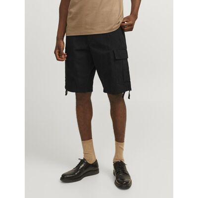 JACK & JONES shorts e bermuda uomo jack and jones 12248685 cole barkley black JACK & JONES shorts e bermuda uomo jack and jones 12248685 cole barkley black