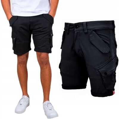 Spodenki Alpha Industries Combat Short 116210 03 Czarne 30 Spodenki Alpha Industries Combat Short 116210 03 Czarne 30