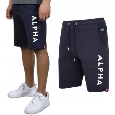 Spodenki Alpha Industries Jersey 116366 07 Granatowe M Spodenki Alpha Industries Jersey 116366 07 Granatowe M