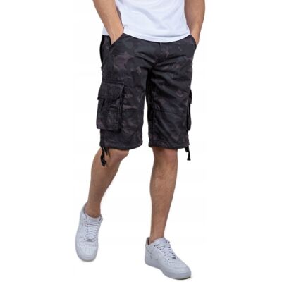 Spodenki Alpha Industries Jet Short Camo 191200C 125 Black Camo 31 Spodenki Alpha Industries Jet Short Camo 191200C 125 Black Camo 31