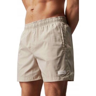SPODENKI KĄPIELOWE CALVIN KLEIN SWIMWEAR MESKIE BEŻOWE r. S SPODENKI KĄPIELOWE CALVIN KLEIN SWIMWEAR MESKIE BEŻOWE r. S