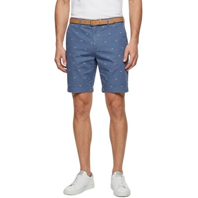 Spodenki męskie Hackett London Seagull chino niebieskie krótkie-W40 Spodenki męskie Hackett London Seagull chino niebieskie krótkie-W40